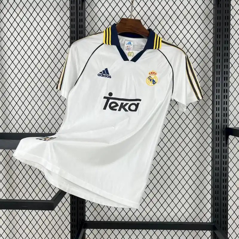 Real madrid1999/2000 home jersey